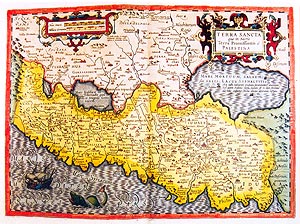  Terra Sancta (1595/1612) z Atlasu Mercatora 